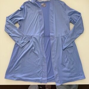 Muk Luks Periwinkle Blue Long Cardigan – XS‎